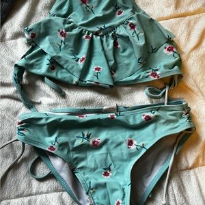 Kids Floral Bikini Set